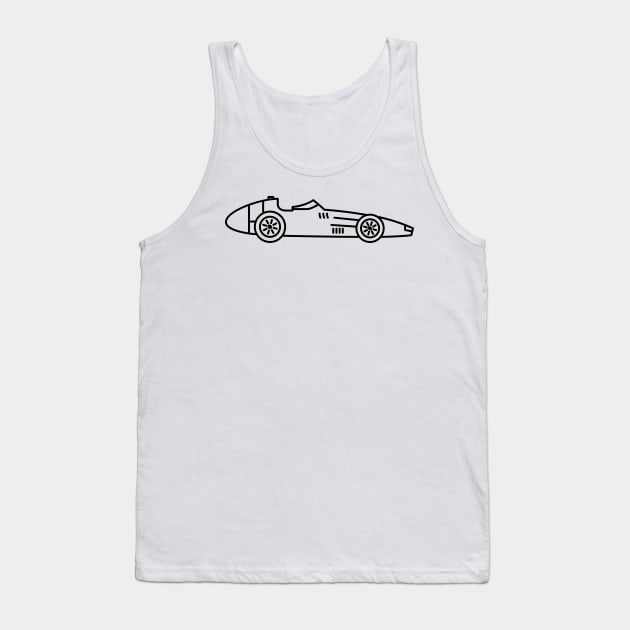 World Champ Car 1957 Maserati 250 F Fangio Tank Top by Radradrad